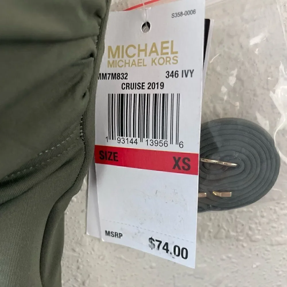 NWT MICHAEL Michael Kors Matching Tankini And Bottoms Sizes XS or S - Picture 4 of 5